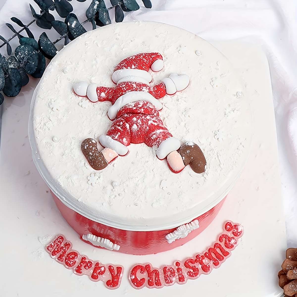 Christmas Decorations Style Christmas Falling Old For Man Quantity 2Pcs