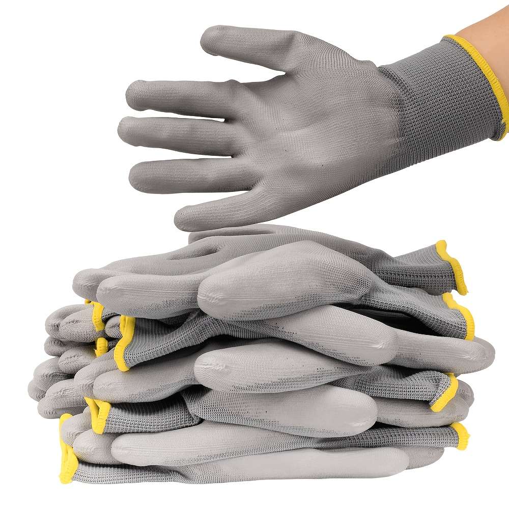 Work Gloves Style Lightweight And Durable  5 Pairs  L
