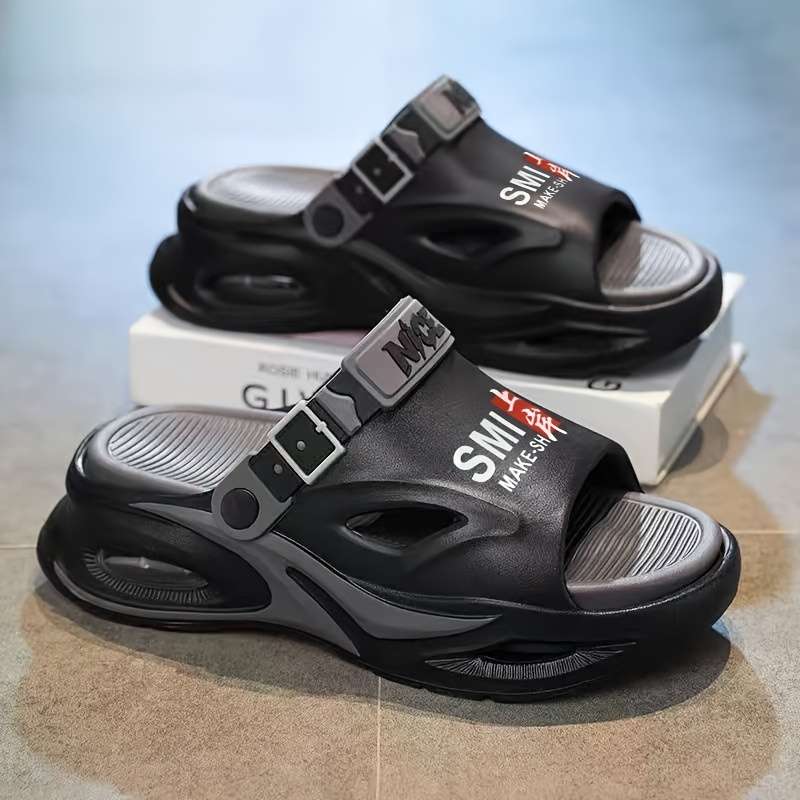 Sandals Color Black Gray Size Uk 4.5 5 Wide