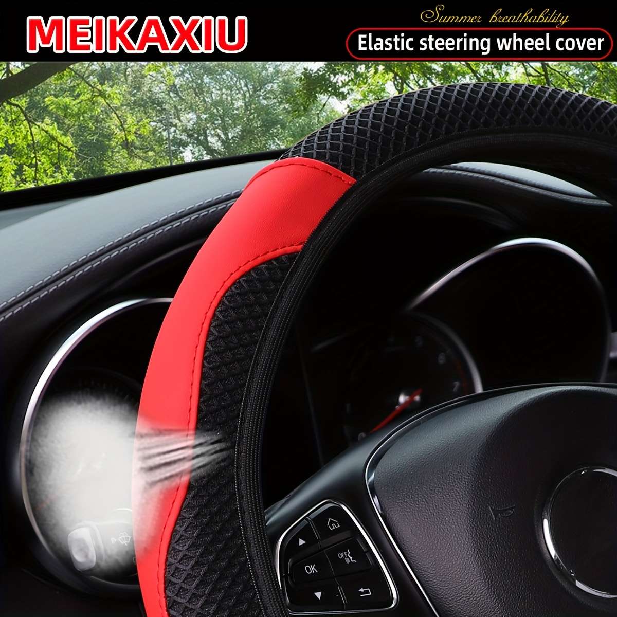 Car Steering Wheel Cover Purple