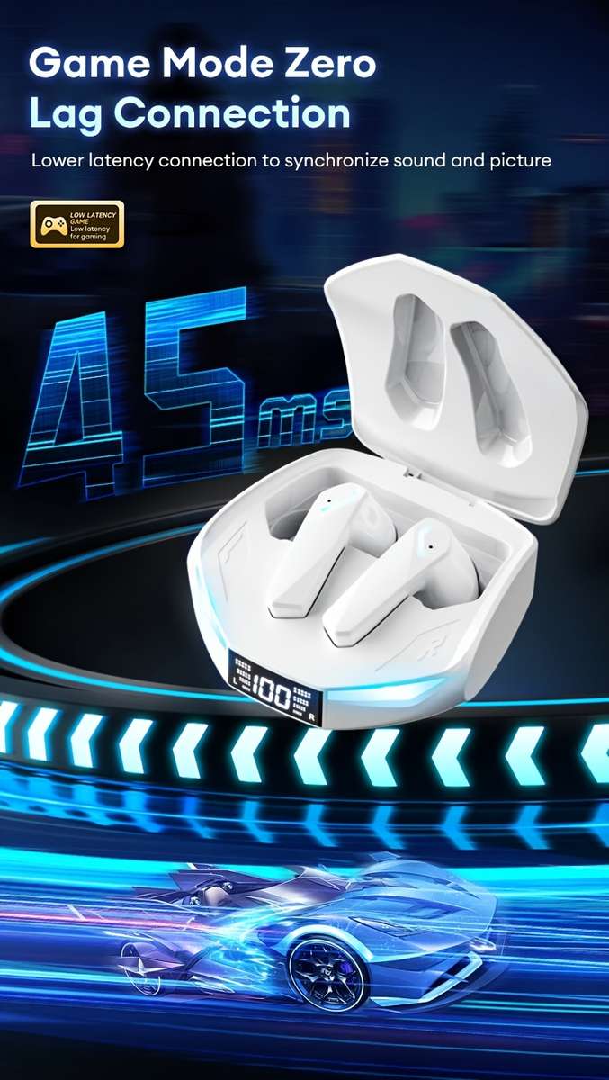 Rechargeable Wireless Earbuds Headphones Headset