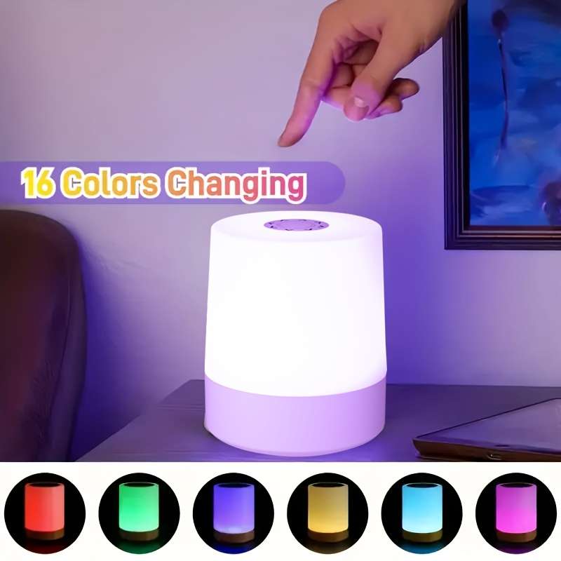 Desk Lamp Color 16 Colors  Touch Night Light  1 Piece