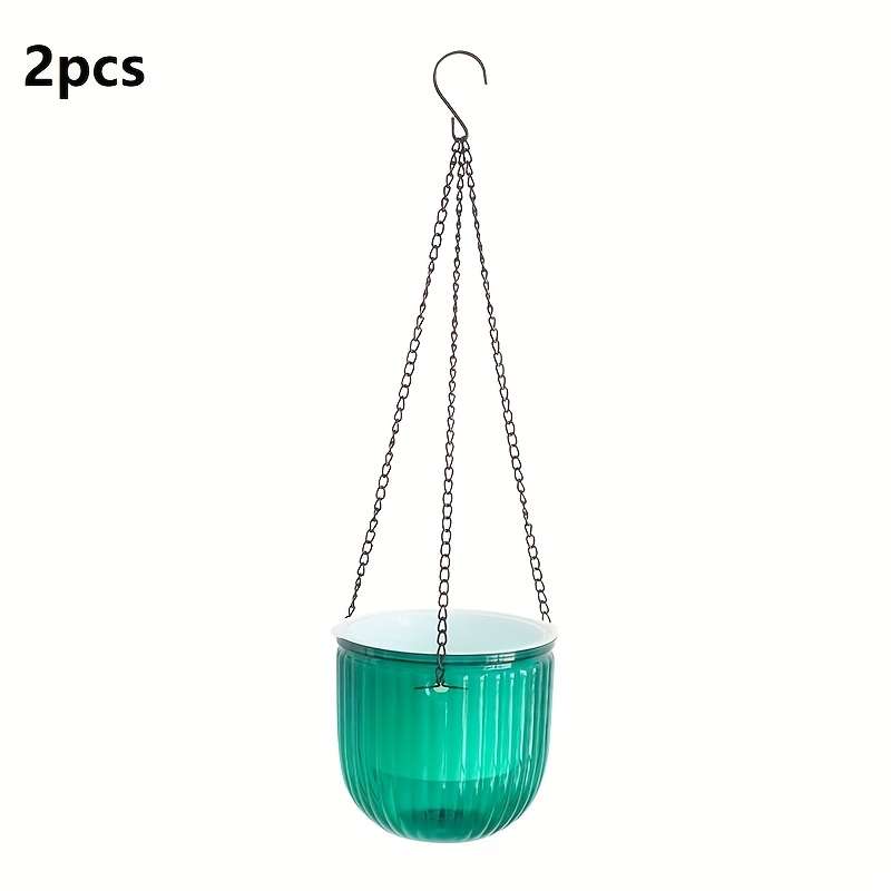 2Pcs Heavy Duty Automatic Selfwatering Hanging Planters With User Friendly