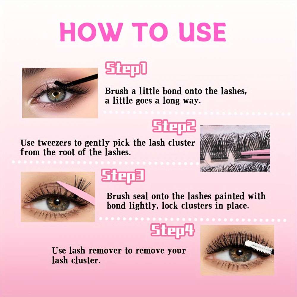 Natural Colored Lash Extensions Model D304050 Colour Lashes