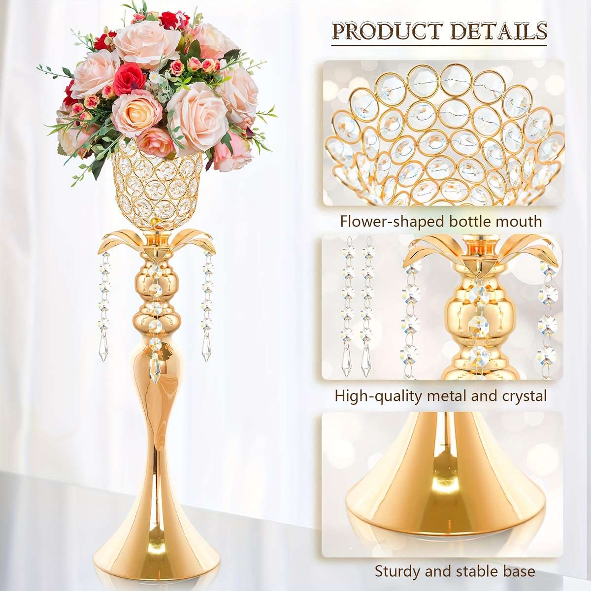 Wedding Supplies Color Silvery Quantity 2Pcs