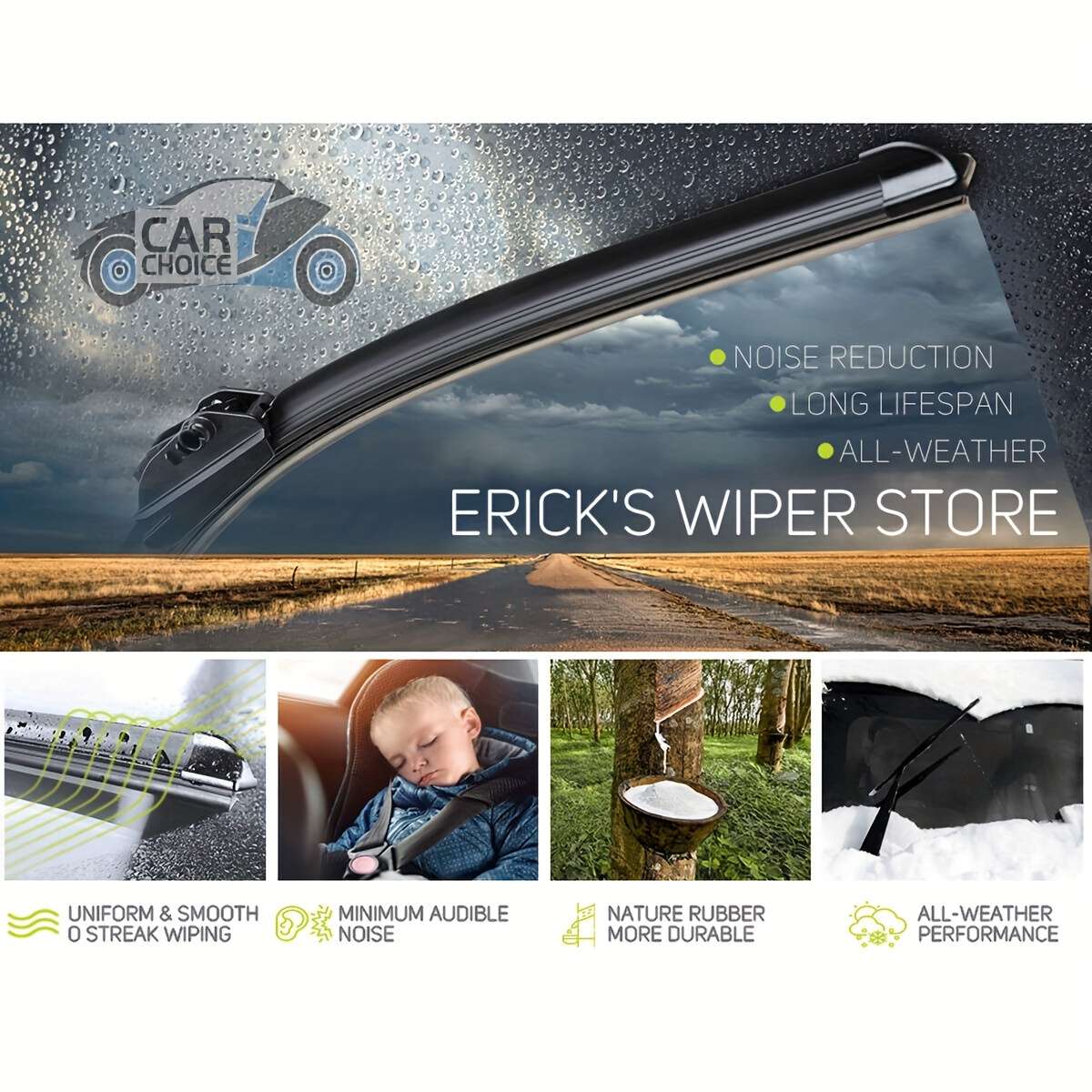 Windshield Wipers Style Wiper 60.96Cm 43.18Cm