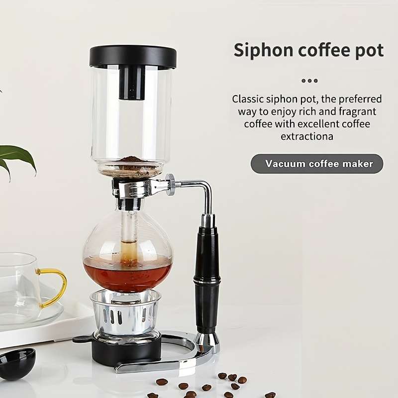 Coffee Pot Items Black Handle 3Person Siphon Pot