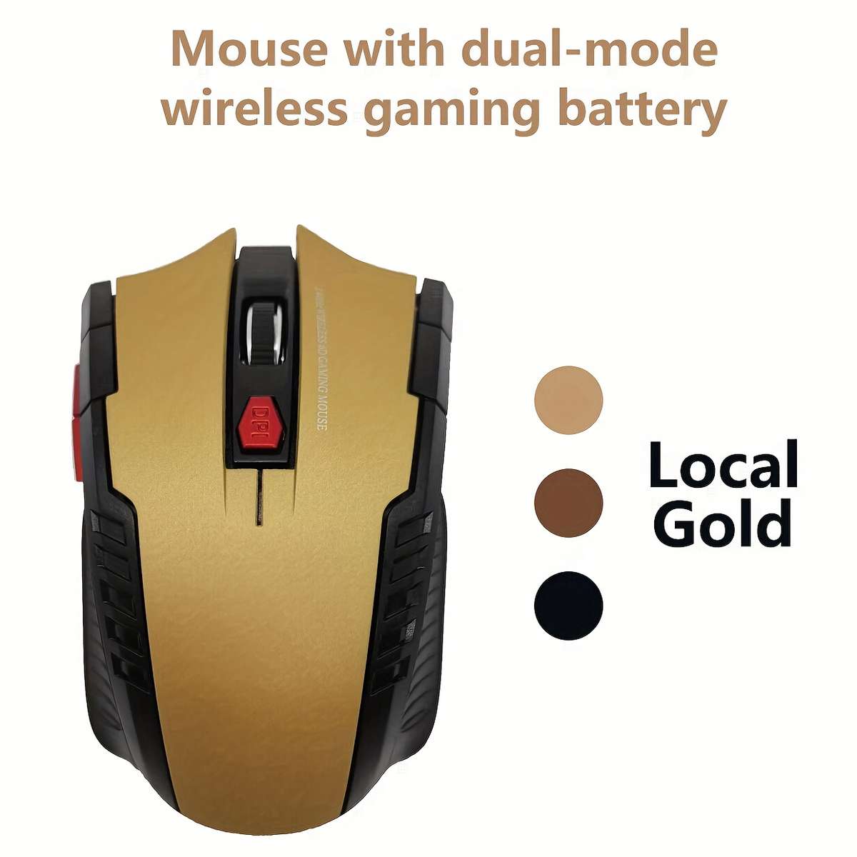 Mouse Color Red Dual Mode Battery Version Add Bluetooth Add 2.4G