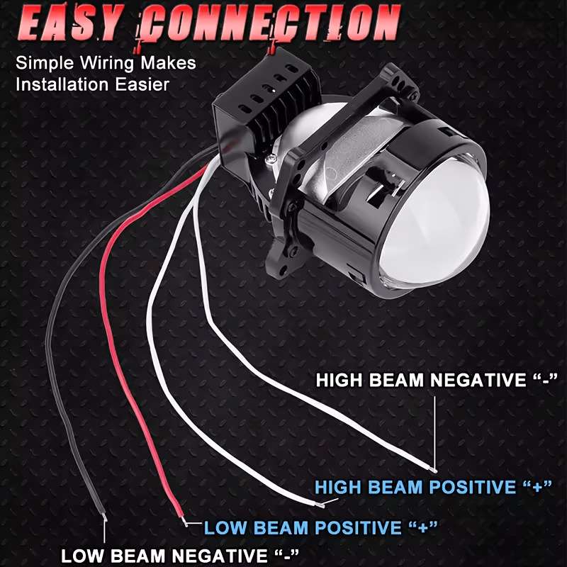 Car Lights Model 2Pcs Led Hd Lenses