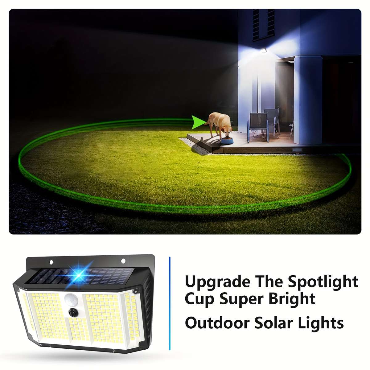 2 Packs Outdoor Solar Light
