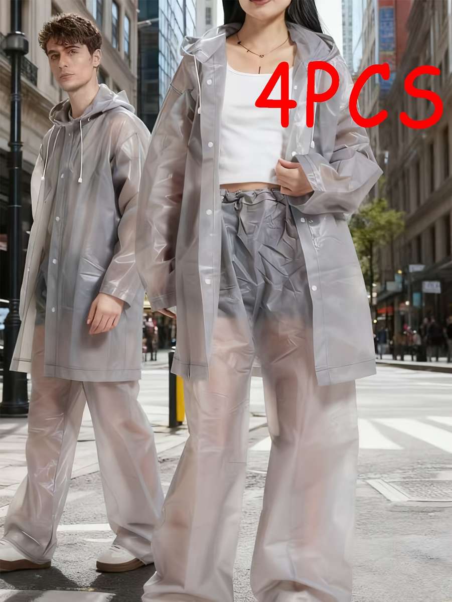 Raincoat Grey Size Asian Onesize