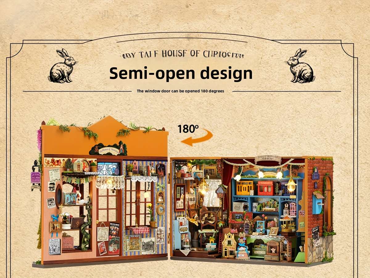 Diy Fairy Tale Kingdom Miniature House 3D Wooden Model Kit Creative Handcrafted