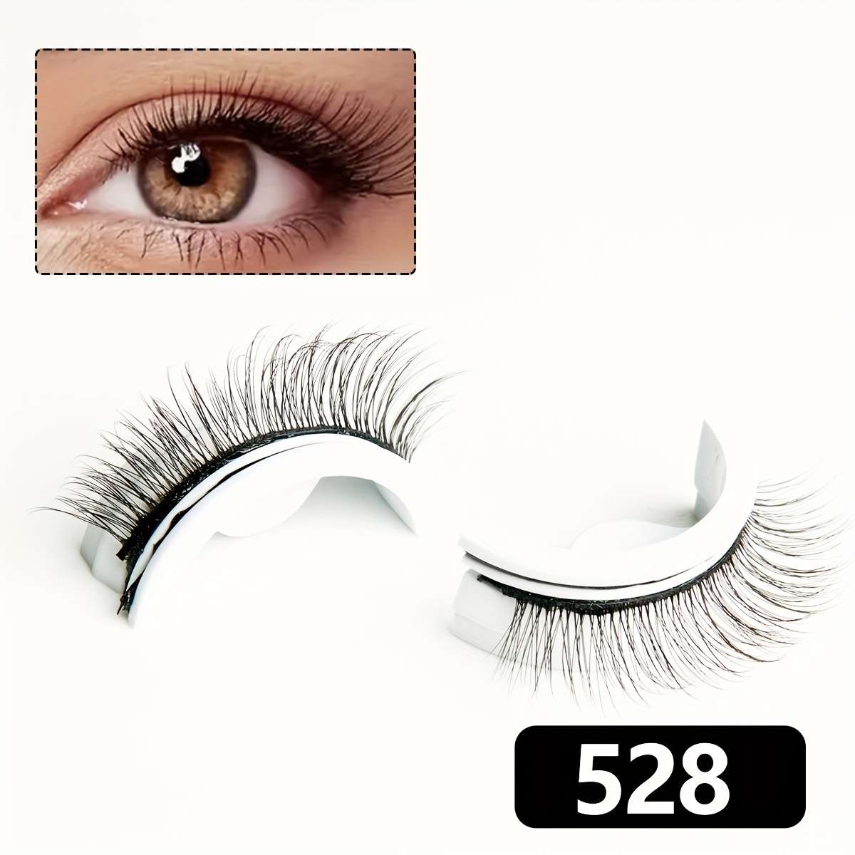 3 Pairs Natural Fluffy False Eyelashes Model 556