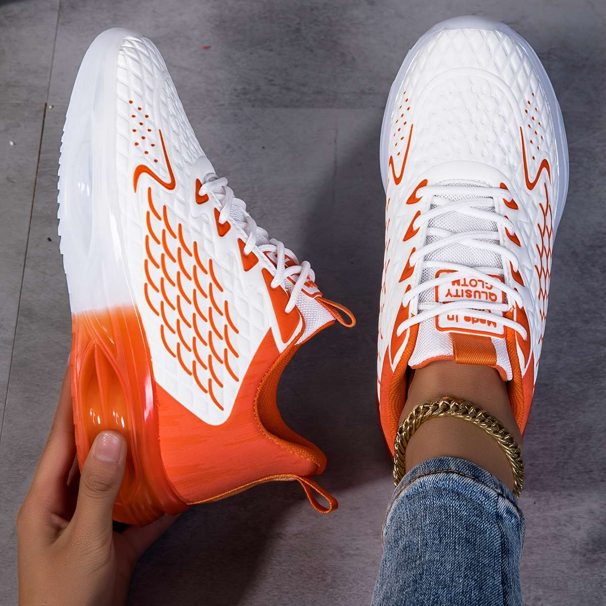 Sneakers Color White Sizeuk 7