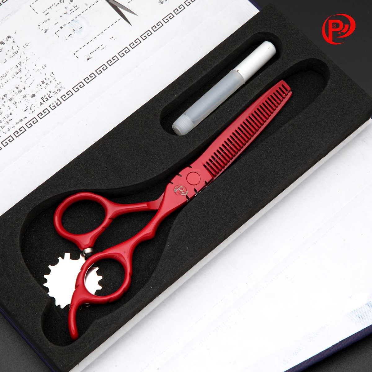 Hairdressing Scissors Style Poulos440C Steel Thinning Scissors  Hair Removal 25%