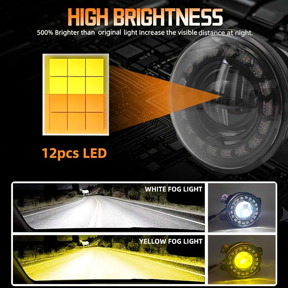 Car Lights Quantity 2Pcs Fog Light