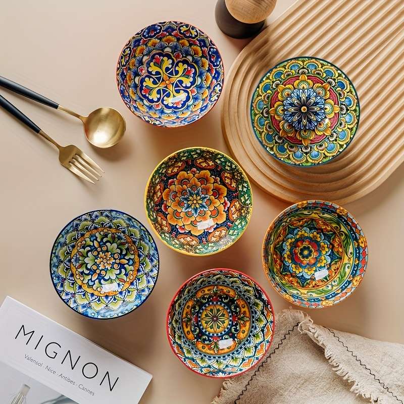 Bowl Color 4.5In 1Set Of 6Pcs