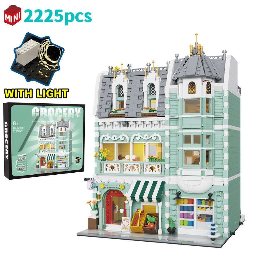 3D Building Model Puzzle Set Quantity 2225Pcs