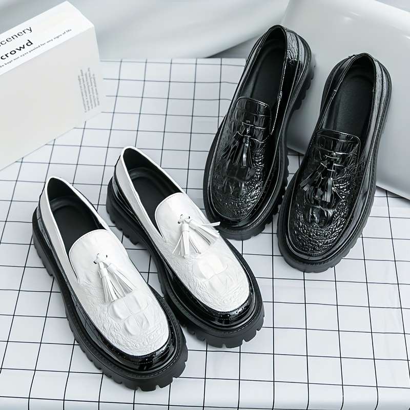 Mens Leather Shoes Color White Sizeuk 7