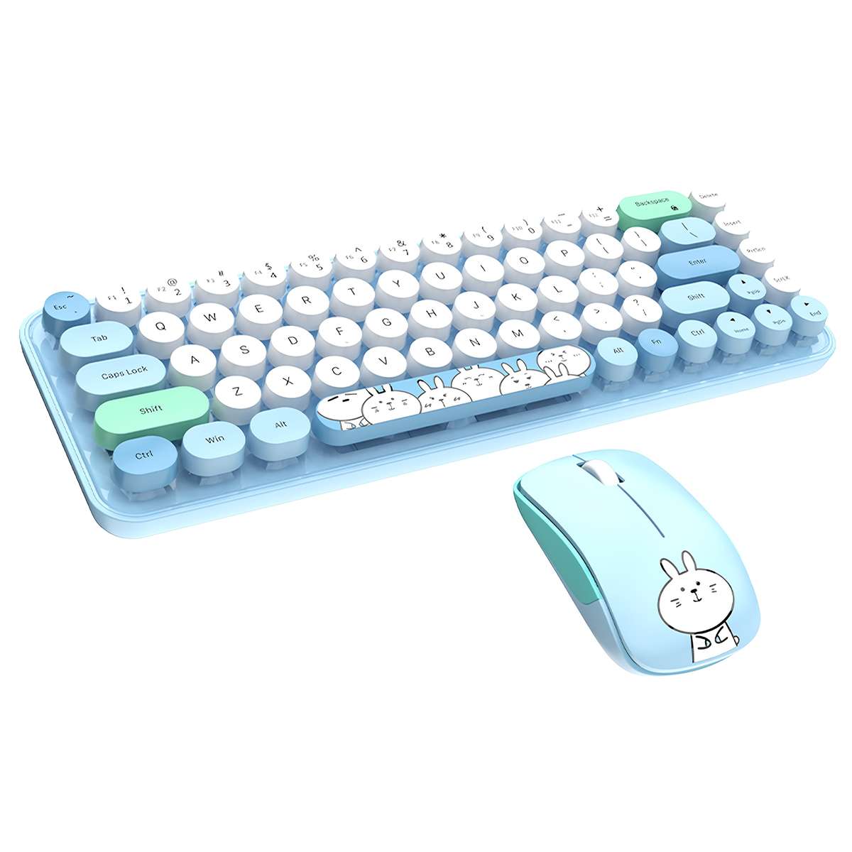 Keyboard Color Gray Mixed Colors