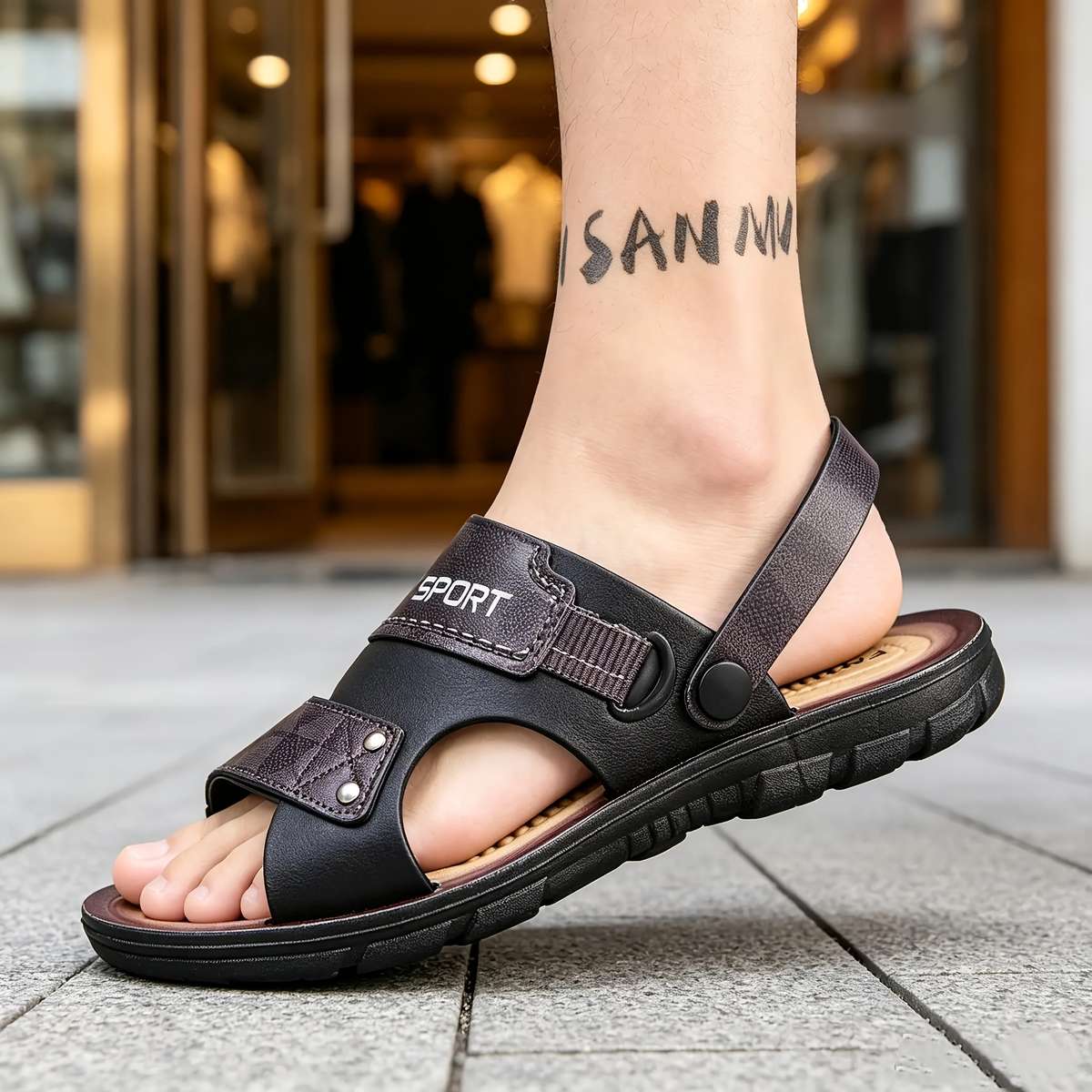 Sandals Color Light Brown 1 Size Uk 11