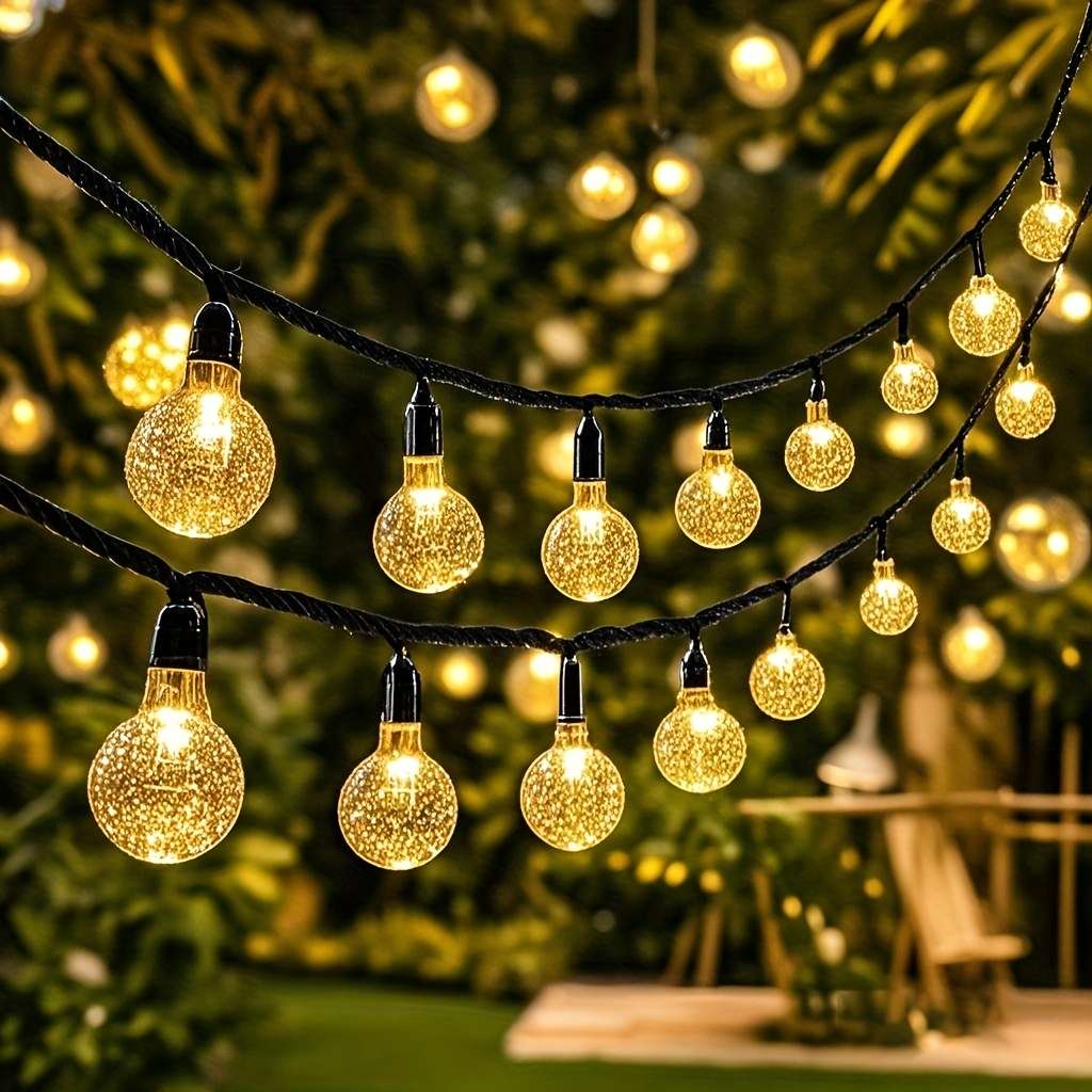 Warm Color 7 meters 23 feet 50 LED lights Outdoor Solar Light