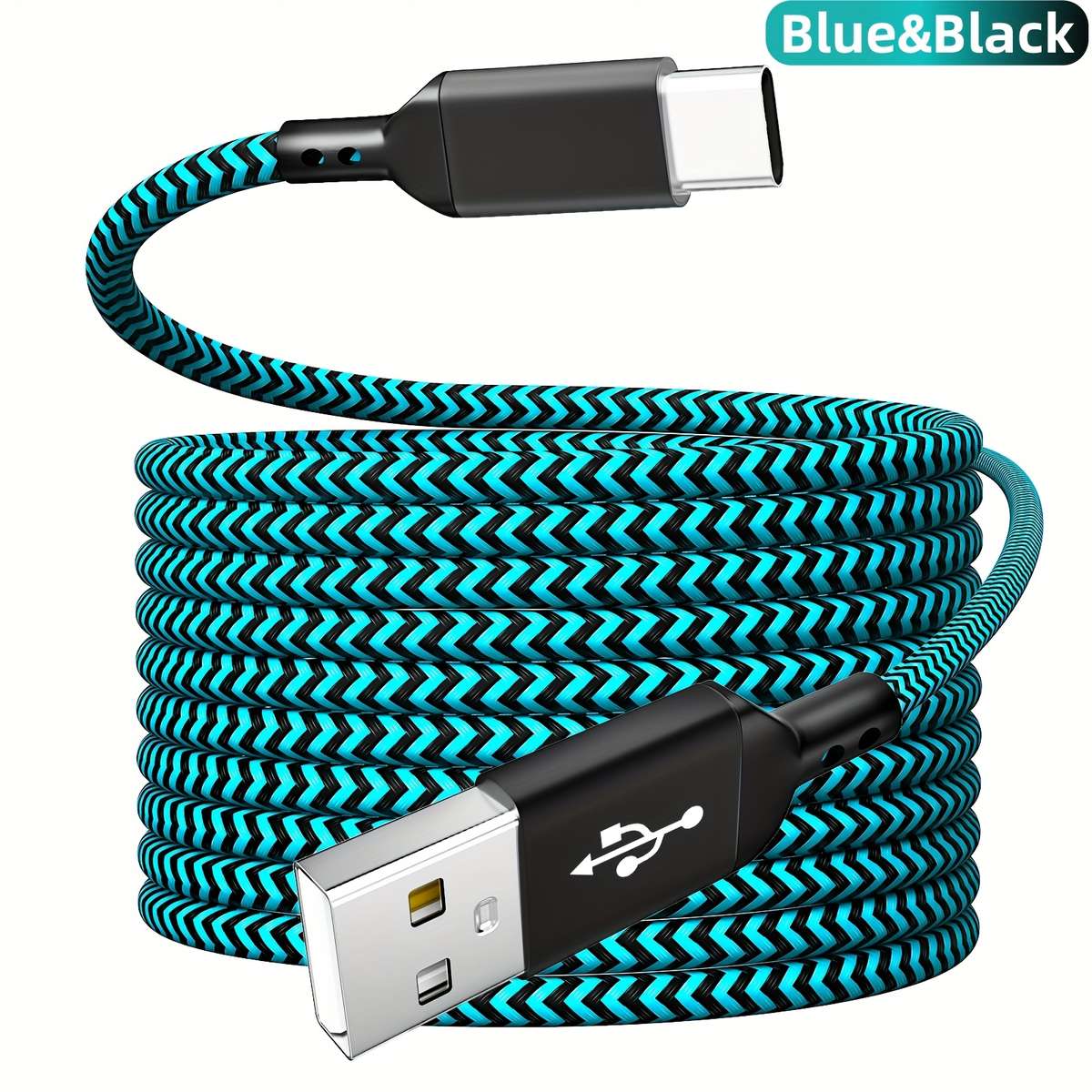 Charging Cable Color Blueblack Size100Cm 3.3Ft 39Inch