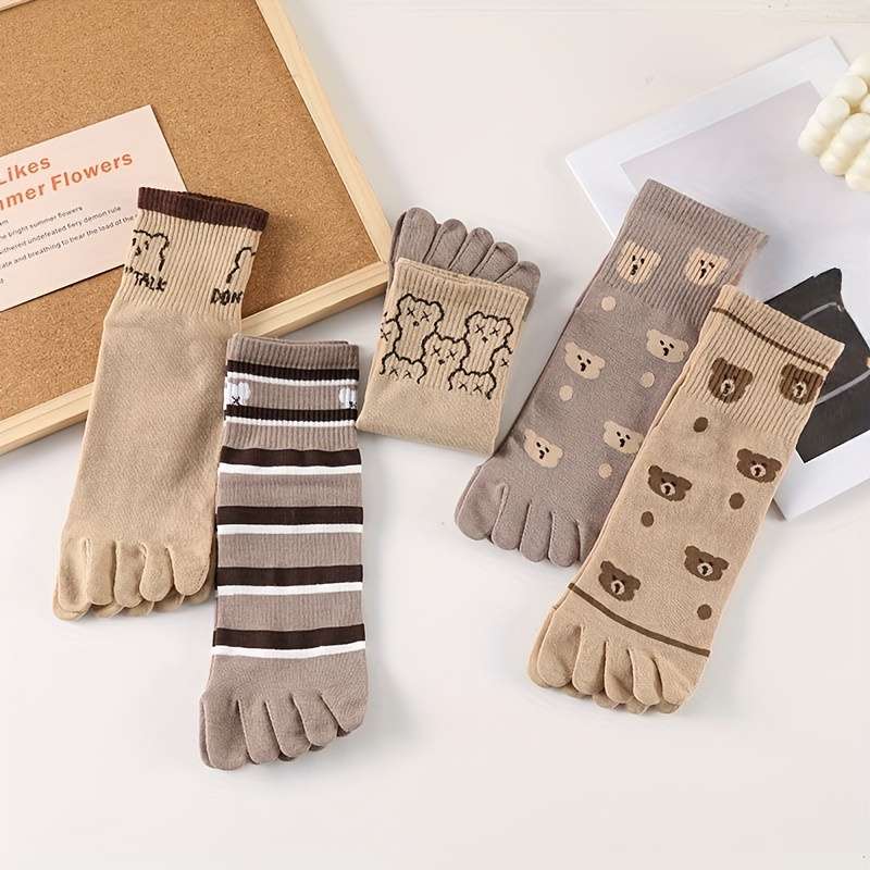 Women S Socks Color Mixed Colors 5 Pairs Size Onesize
