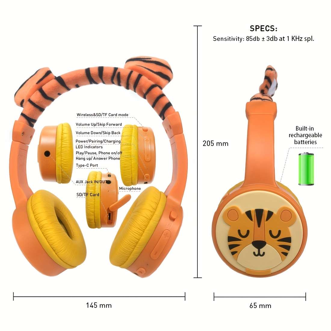 Headset Headphones Over Ear