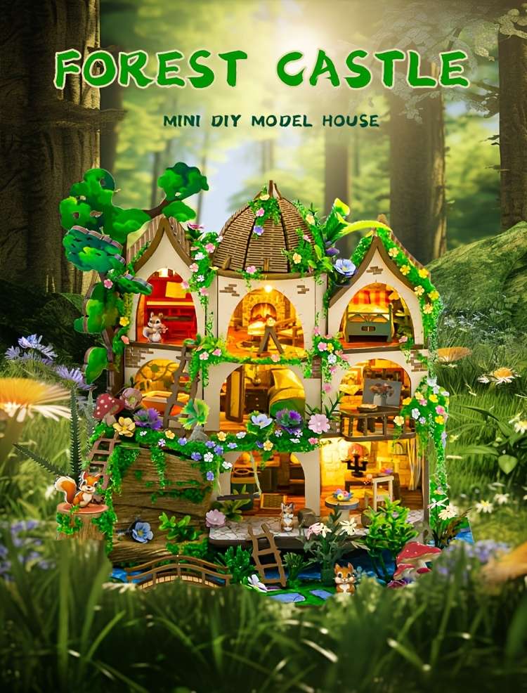 Building Toy Architectural Model Toy Set Items Forest Castle  Add   Tools  Add   Lights