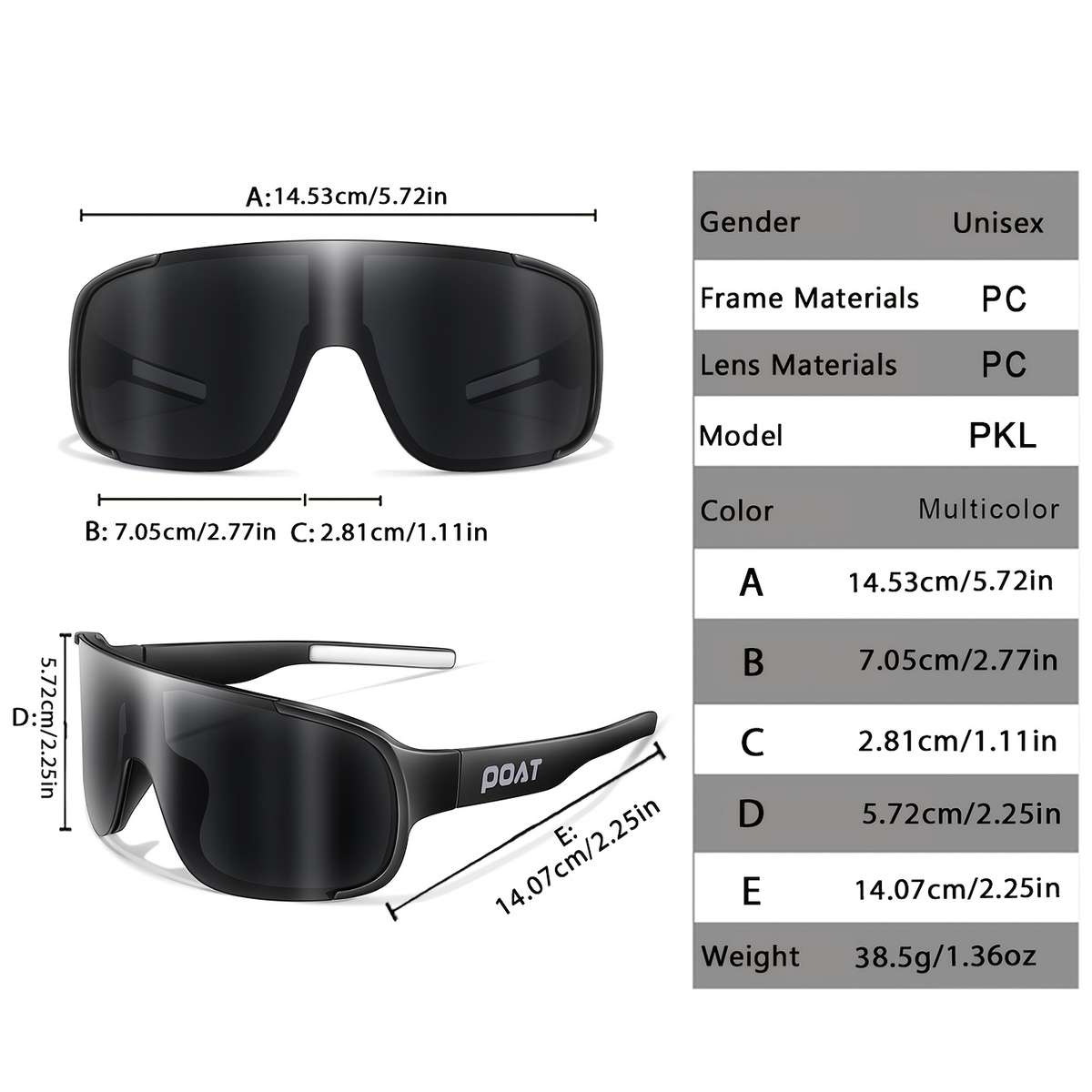 Cycling Glasses Color Pkl5