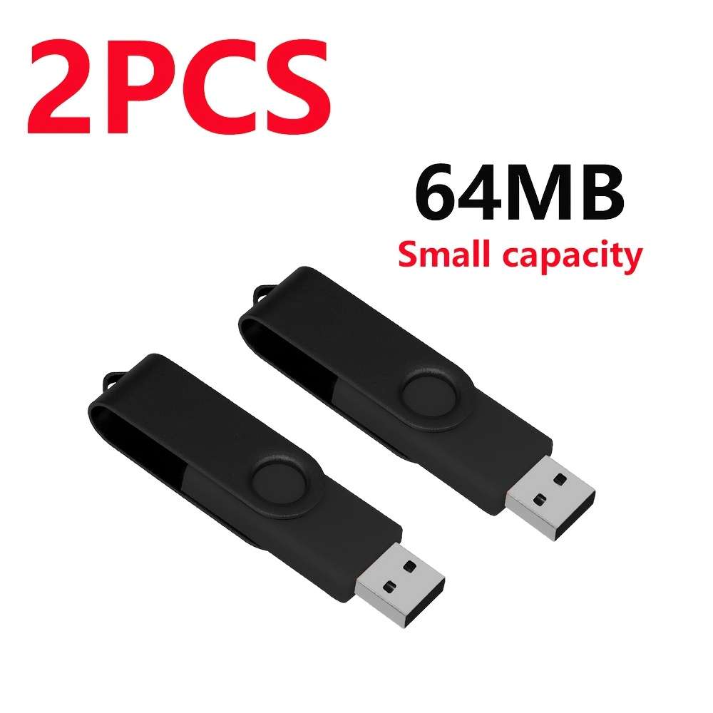 Usb Flash Drive Color Red Items 64Mb 2Pcs