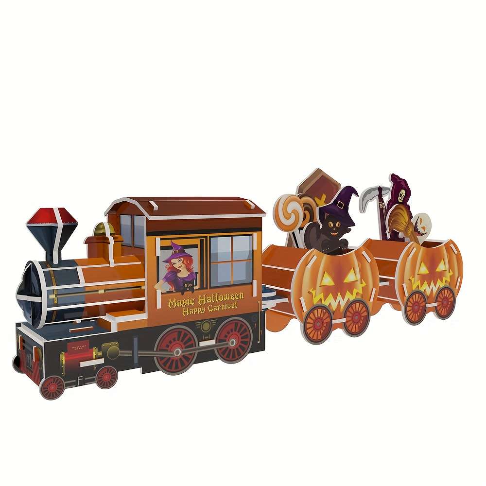 3D House Model Ornaments Style Train