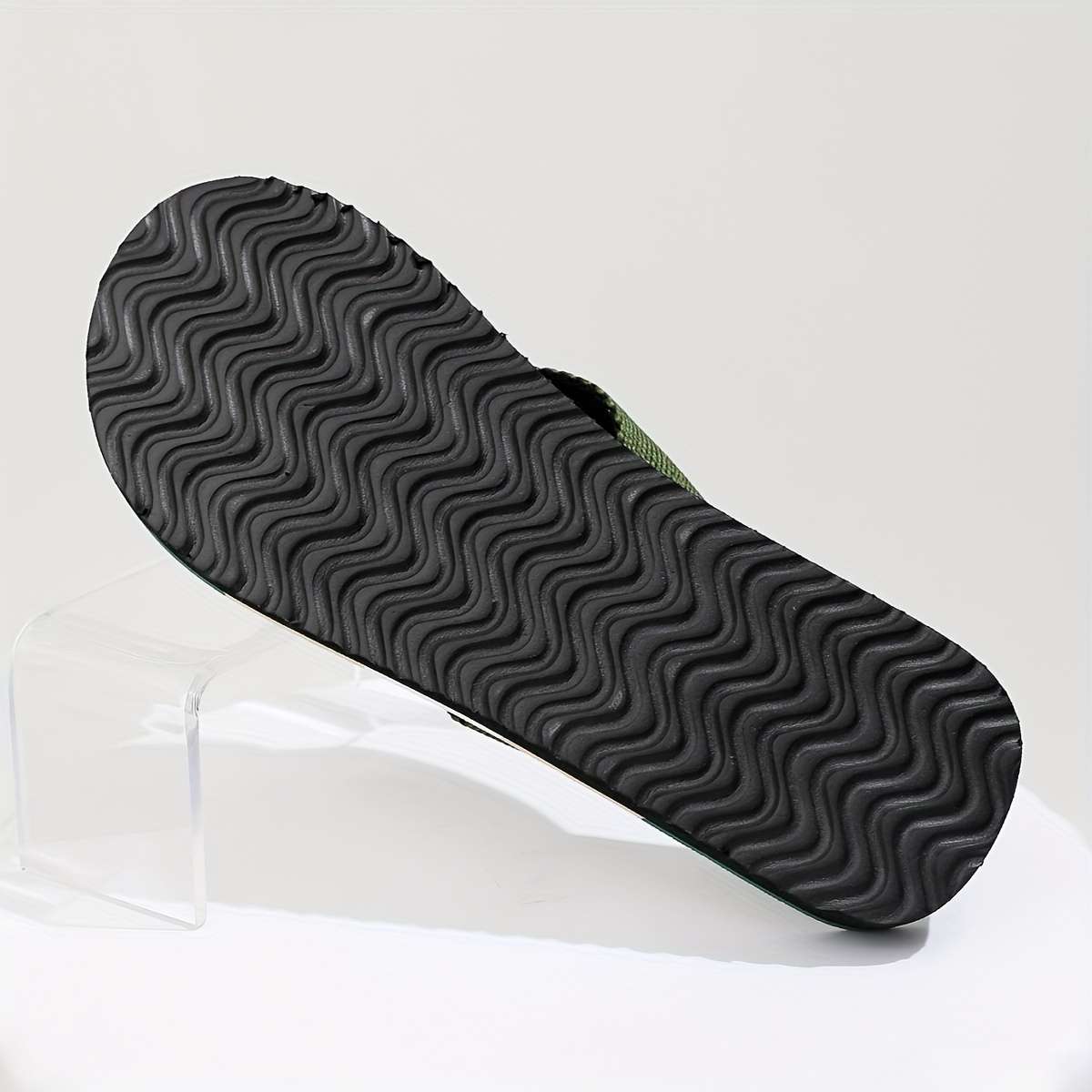 Men Slippers Summer Style Black Size Uk 7