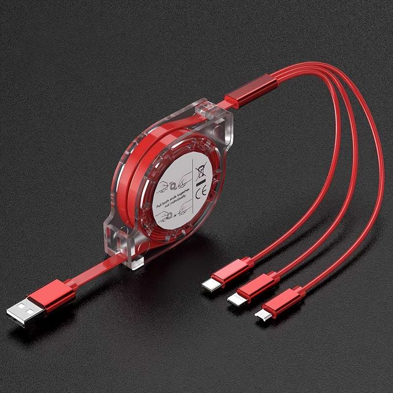 Charging Cable Color Red