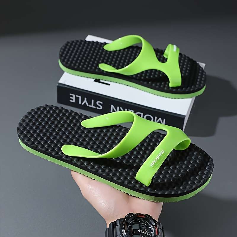 Sandals Color Black And Green Size Uk 8.5