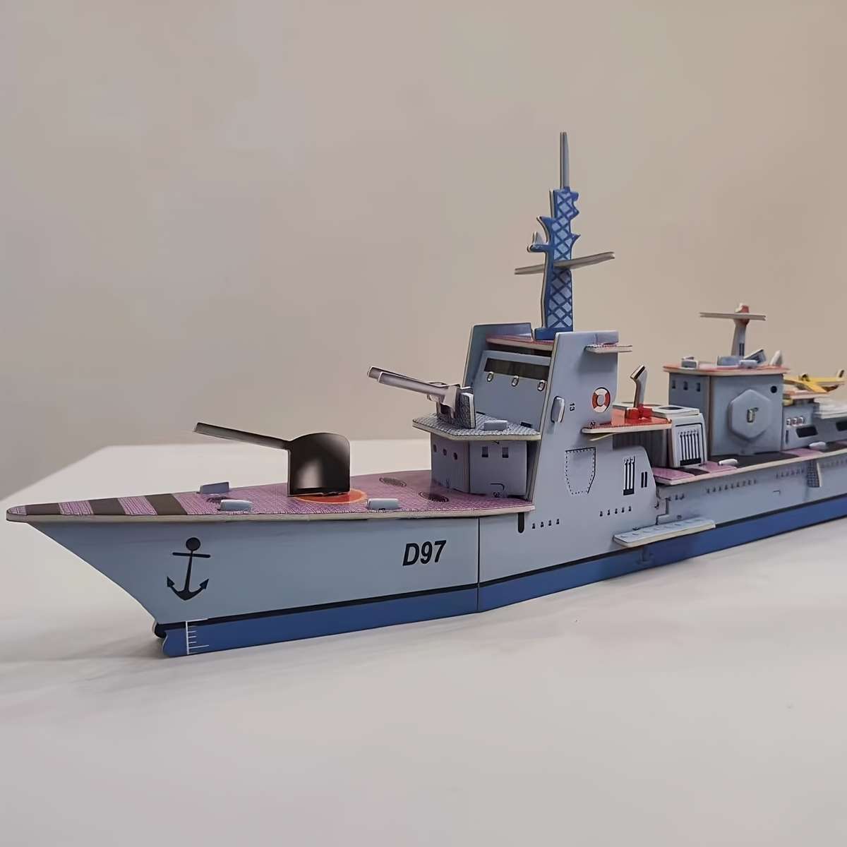 3D Jigsaw Puzzle Model Ship Model Blue Bomber