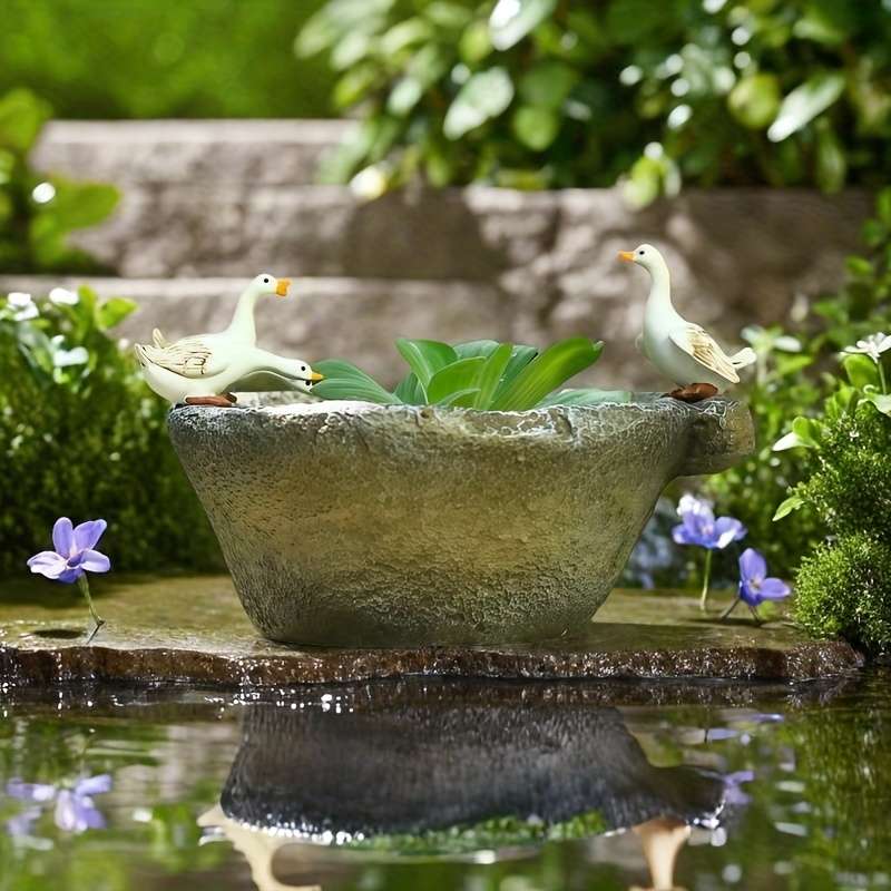 Flowerpot Model S D2512 Duck Drinking Water