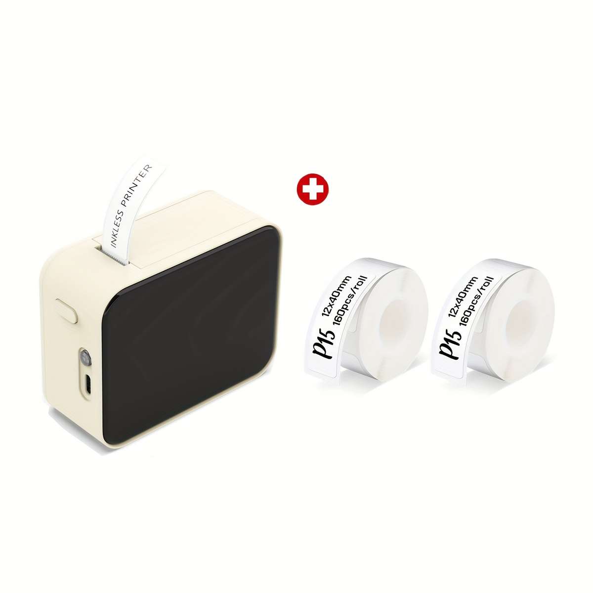 Printer Color White  2 Rolls 1240