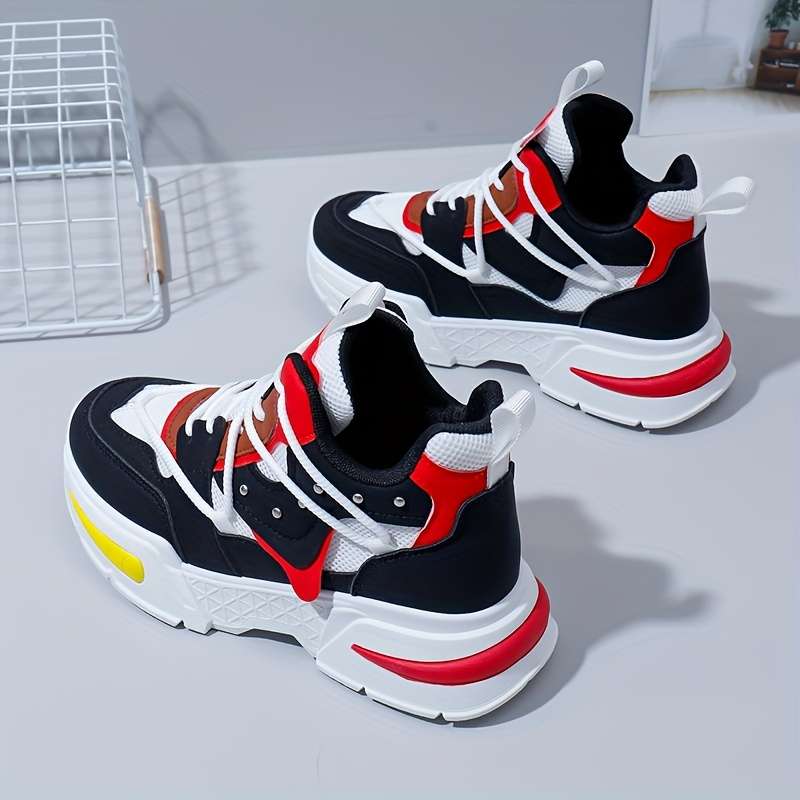 Women S Sneakers Color White Orange Sizeuk 6.5