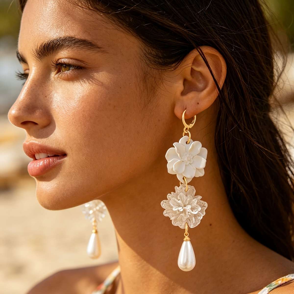 Women S Earrings Color 27212 White