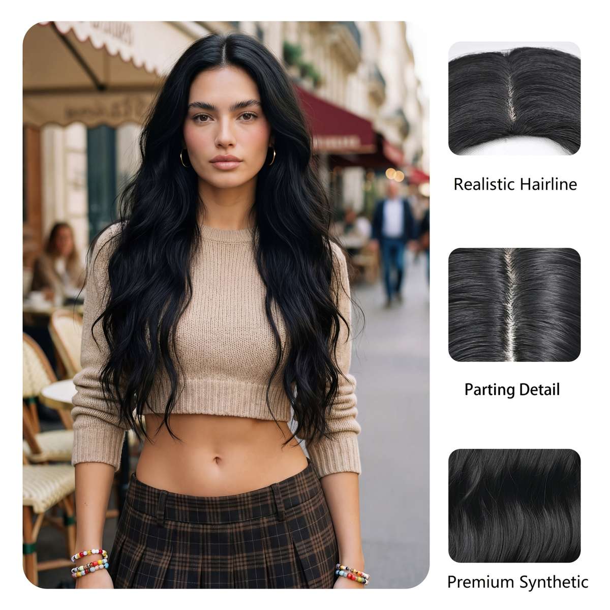 Women S Wigs St6009 Hair Length81.28Cm