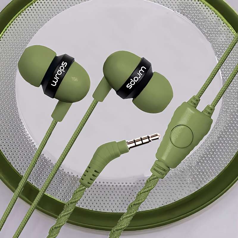 Wired Headphones Green