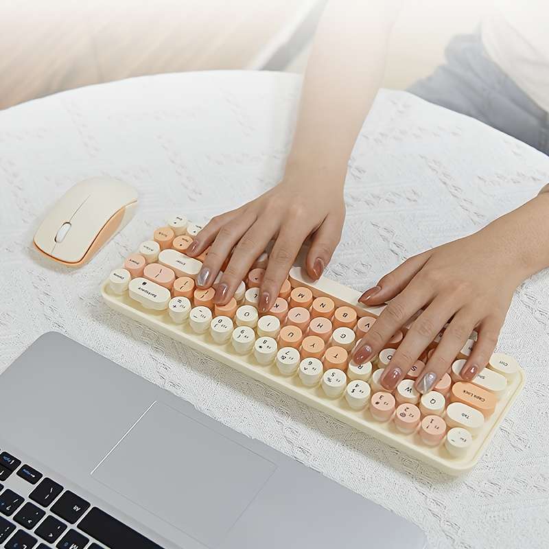 keyboard color White Green