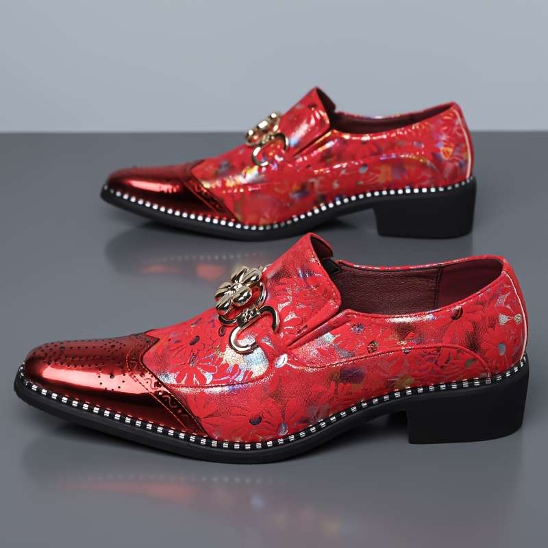 Mens Leather Shoes Color Golden Sizeuk 6.5