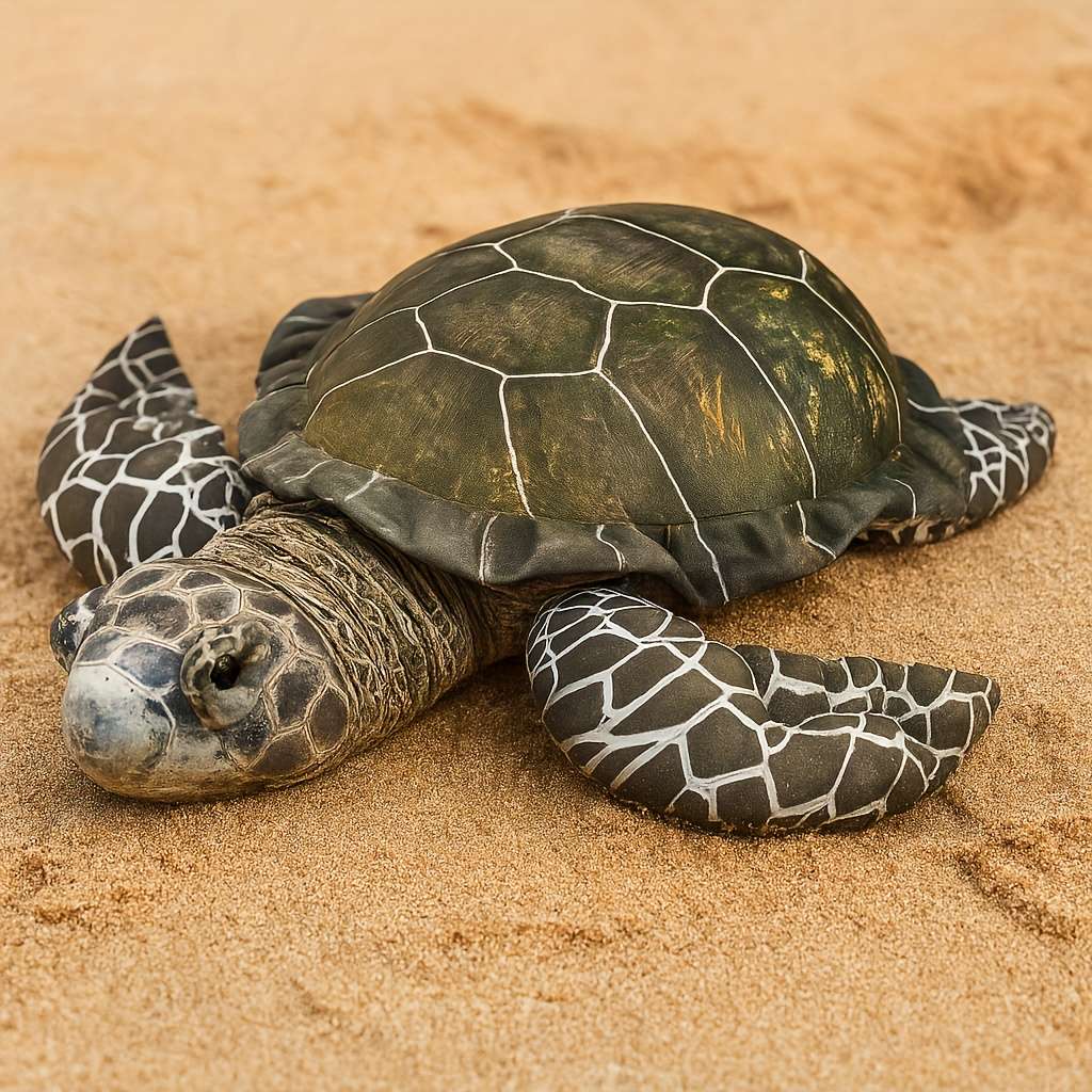 Plush Toys Items Dark Green Turtle