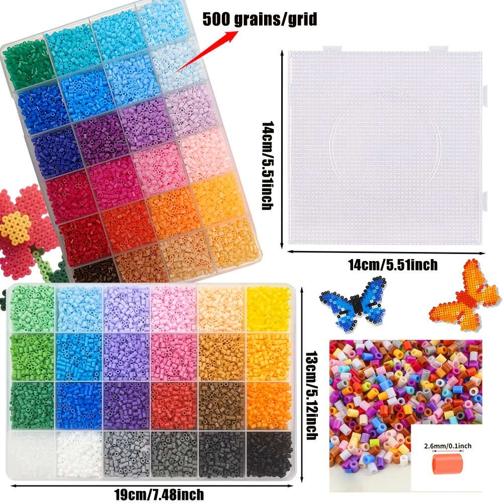Perler Bead Set 24000Pcs 48 Colors 8Tool Kit