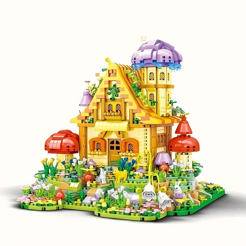 Building Toy Architectural Model Toy Set Style Without Box