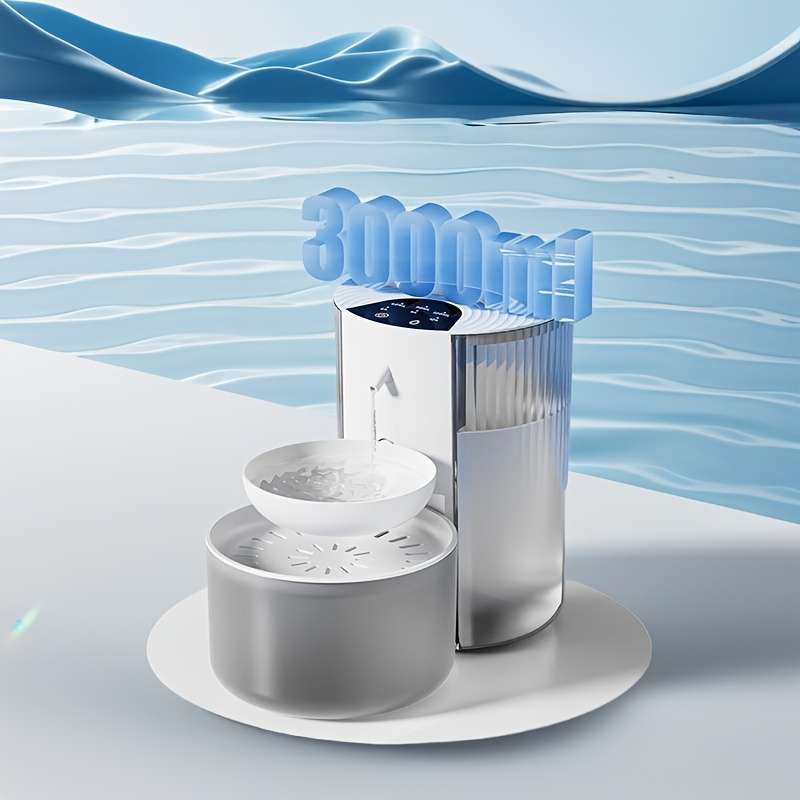 Pet supplies Capacity 3000ml Khaki Color