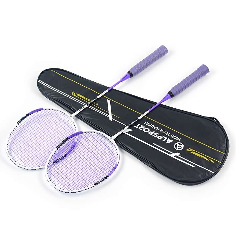 Badminton Racket Color Luminous 2Pcsfree Bag